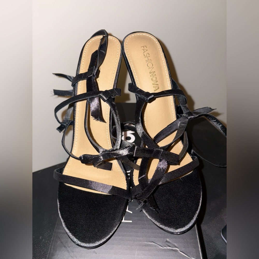 Fashion Nova Strappy Heels